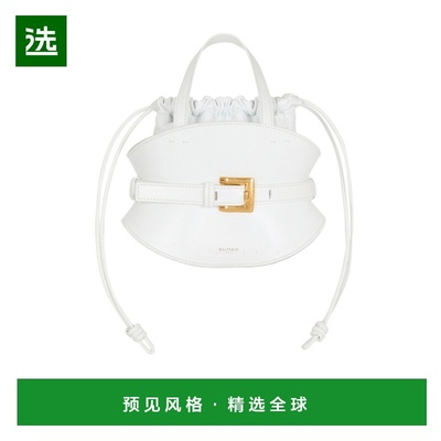 香港直邮BALMAIN 女士斜挎包 FN0DP017LMTE0FB SS2026 白色 ‘Shu