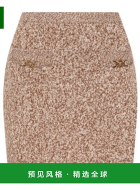 香港直邮Versace 针织半身裙 10203811A15451包臀裙