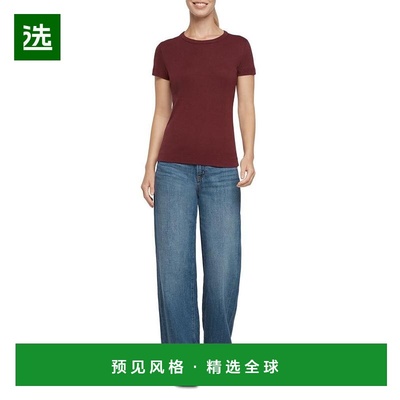 1h可退 【美国直邮】three dots 女士 上装T恤短袖