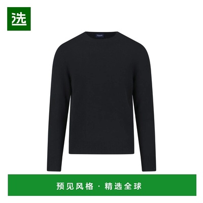 香港直邮DRUMOHR 男士针织衫 D7K103L690 AW2025 黑色 Cashmere S
