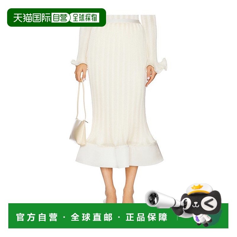 1h可退 香港直邮Simkhai 女士 Hollis 中长半身裙 1253004G