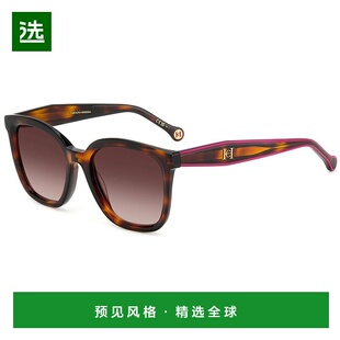 1h可退 香港直邮CAROLINA HERRERA 女士 Wayfarer 鏡框太陽眼鏡 H