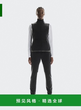 欧洲直邮On/昂跑 Weather系列女士黑色再生聚酯纤维反光细节卫裤