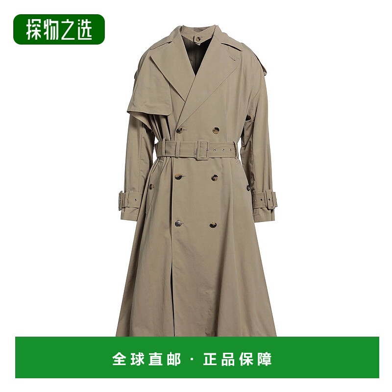 香港直邮valentino 华伦天奴 男士 双排扣大衣 beige米色 舒适时