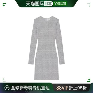 BW218D4ZFR LOGO提花连衣裙 香港直邮Givenchy