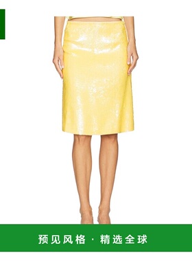 1h可退 香港直邮Danielle Guizio 女士 Isabelle 珠片中长半身裙