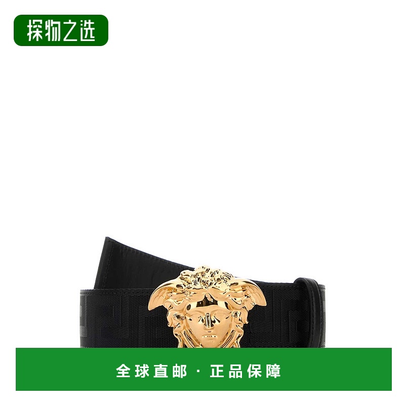 1h可退 欧洲直邮versace 男士 腰带范思哲牛皮