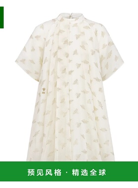 香港直邮Dior 短袖喇叭裙 6SBH11DRSE迪奥