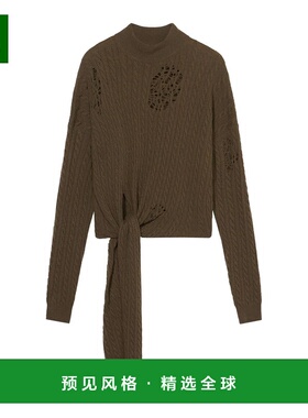 香港直邮BLUMARINE 女士针织衫 2M590AN0523 AW2025 绿色 长袖毛