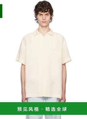 1h可退 香港直邮A.P.C. 男士 灰白色 Roy 衬衫 VIALVH12608亚麻