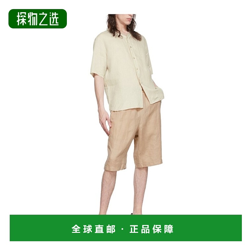 香港直邮Giorgio Armani 徽标短裤 2SGPB017T036QU6R2NUDE