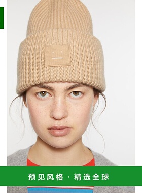 欧洲直邮ACNE STUDIOS（艾克妮）女士大脸徽标小帽Bonnet à gran