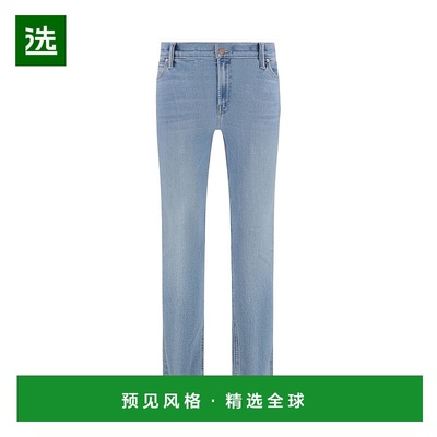 香港直邮MOTHER 女士牛仔裤 19061008BBID SS2025 蓝色 Ankle Fra