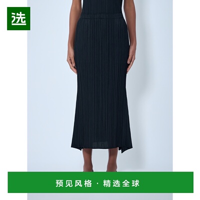 1h可退 香港直邮Pleats Please Issey Miyake 女士 褶裥中长半身