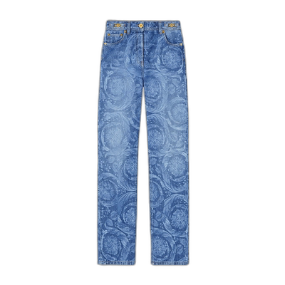 香港直邮Versace 直筒牛仔裤 10115191A100291D030直筒裤