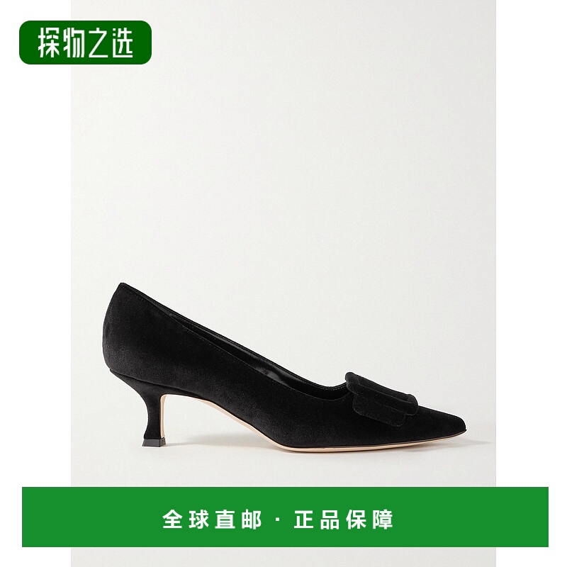 香港直邮MANOLO BLAHNIK 莫罗·伯拉尼克 女士 Maysale 50 搭扣天