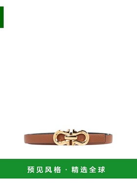 香港直邮Salvatore Ferragamo 徽标双面腰带 230330菲拉格慕牛皮