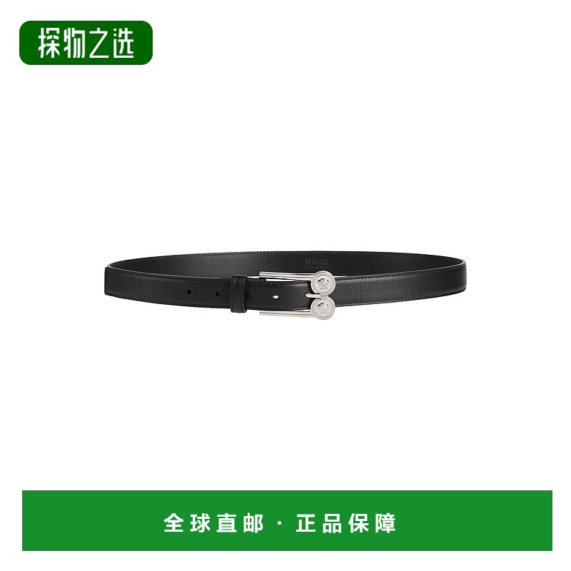 香港直邮versace 范思哲 女士 Regular 皮带 black黑色 舒适时尚