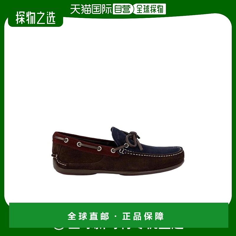 香港直邮Salvatore Ferragamo 拼接平底乐福鞋 058273