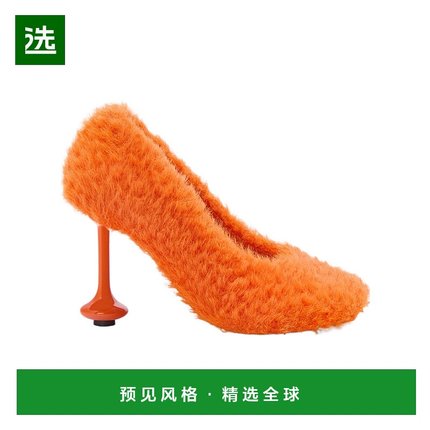 香港直邮Loewe 方头高跟鞋 LLSTS01X14