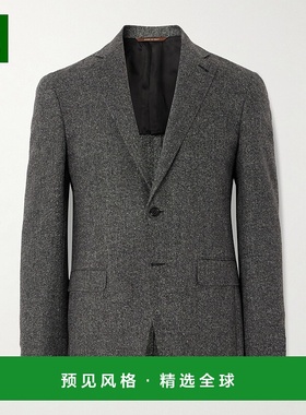 1h可退 香港直邮Canali 康钠丽 男士 羊毛混纺西装外套 CU0577523