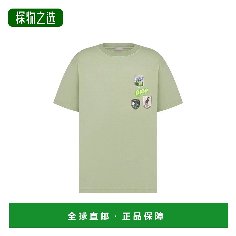 1h可退 欧洲直邮DIOR 迪奥 25秋冬 613J696E0677_C686 男士 短袖T