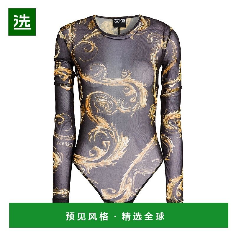 1h可退 香港直邮versace 范思哲 女士 连体衣 black黑色 舒适时尚