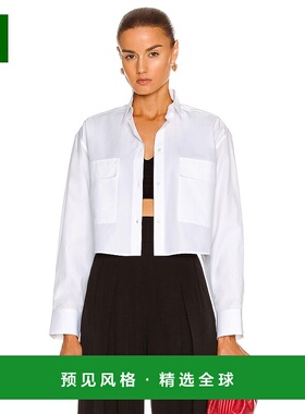 1h可退 香港直邮Alaïa 女士 棉府绸长袖上衣 AA9C0834CT246