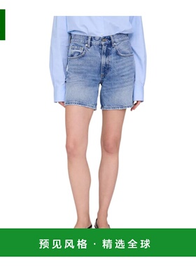 香港直邮Anine Bing 女士短裤 A0511428WHD65 AW2025 蓝色 腰带环