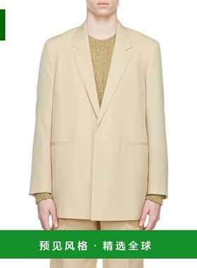 香港直邮Jil Sander 米色羊毛西装外套 JSMU135101MU202000