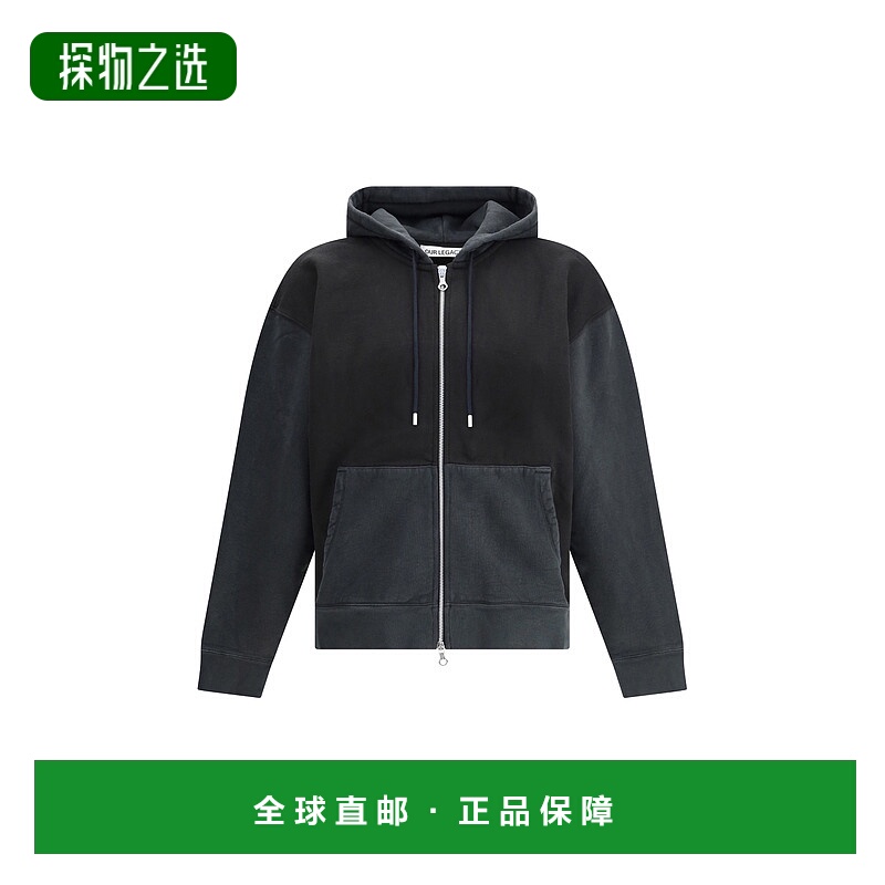 香港直邮Our Legacy 男士 Rascal 兜帽 M2256RPBLACKHEFTY卫衣