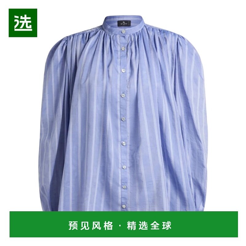 1h可退 香港直邮ETRO 女士衬衫 WRIA004899TR581B0309 AW2025 蓝,女装/女士精品,衬衫,淘宝优惠券,粉丝福利购,淘宝优惠卷