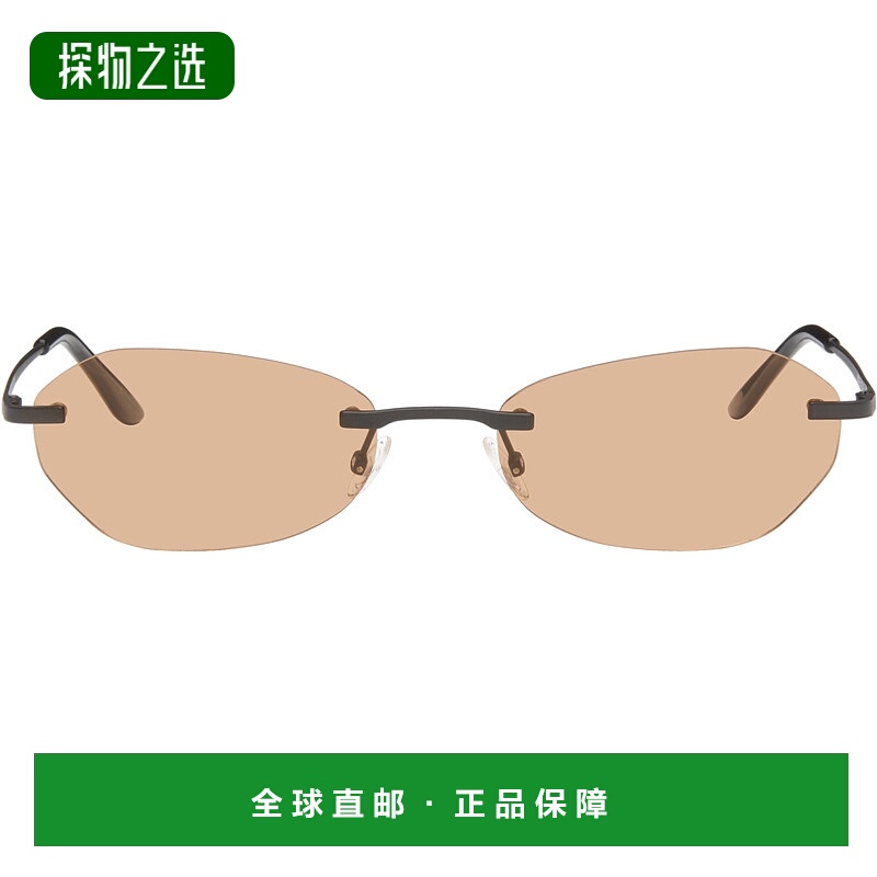 香港直邮Our Legacy 男士 黑色 Adorable 太阳镜 A4258ABGS