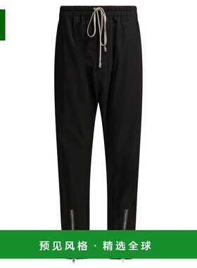 香港直邮RICK OWENS 女士休闲裤 RP01F6320P09 SS2026 黑色 