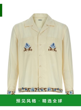1h可退 香港直邮Bode 男士 'Noveau Vine' 衬衫 MRF25SH033CREAM