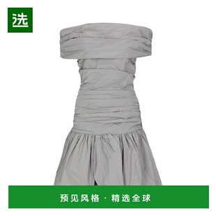 1h可退 香港直邮ROTATE BIRGER CHRISTENSEN 女士 褶皺露肩連身裙