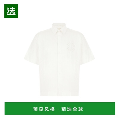 1h可退 香港直邮Givenchy 纪梵希 男士 白色 Dripping Embroidery