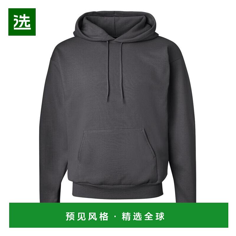 1h可退 【美国直邮】hanes 男士 帽衫运动夹克衫卫衣连帽衫