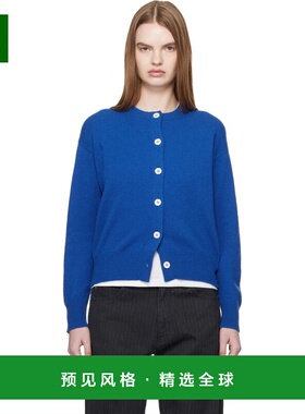 1h可退 香港直邮DAUGHTER 女士 蓝色 Ada Crewneck 开衫 HKN03901