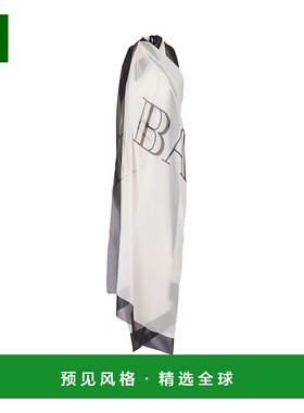 香港直邮Balmain 印花双色沙滩真丝披肩围巾 BKA202410