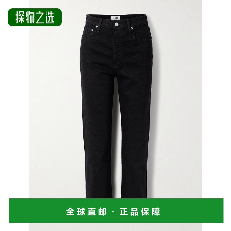 香港直邮AGOLDE 女士 '90s Pinch 束腰短款高腰直筒牛仔裤 A21512