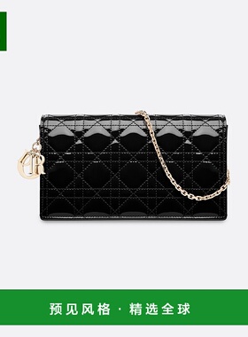 欧洲直邮Christian Dior克里斯汀·迪奥Lady Dior手提包链条黑色