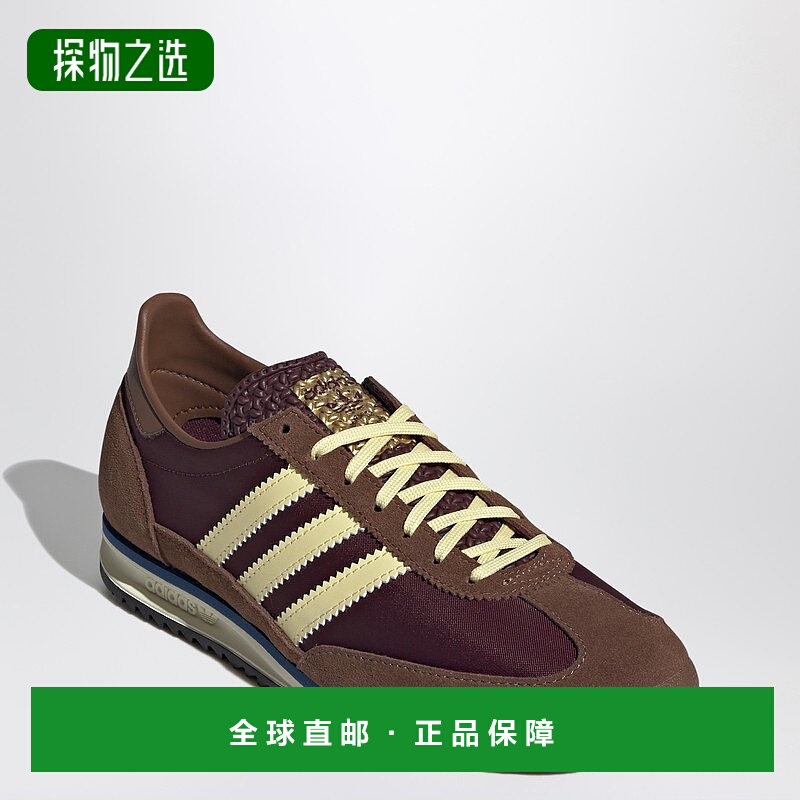 1h可退 香港直邮Adidas Originals 女士 SL72 OG Maroon/Almost Y