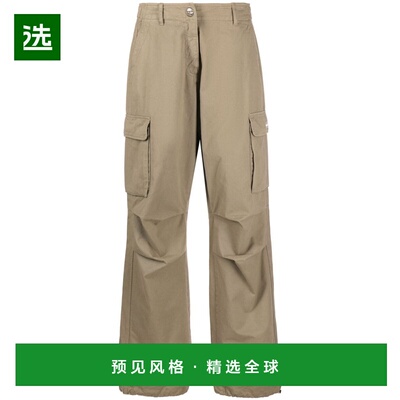 香港直邮COPERNI 女士休闲裤 COPP40204KHAKI