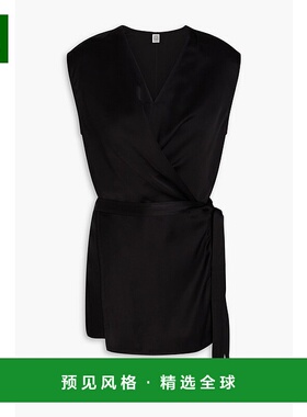 1h可退 香港直邮TOTÊME 女士 扭曲缎面上衣 242WRT1454FB0160001B