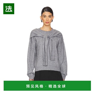 1h可退 香港直邮line dot 女士 Atlas 毛衣 LT5722B grey灰色 舒