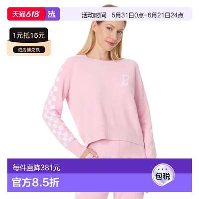 1h可退 【美国直邮】Barefoot Dreams女士毛衣圆领宽松套头时尚休