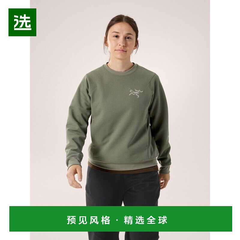 1h可退 欧洲直邮ARCTERYX 女士Aestas圆领毛衣始祖鸟 - 实物图