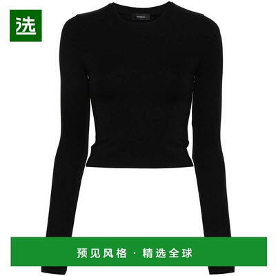 香港直邮WARDROBE.NYC 女士T恤 W1073R15BLACK SS2024 黑色