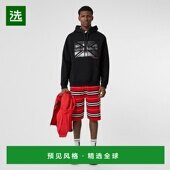 香港直邮Burberry 连帽衫 Logo印花连帽卫衣 80166911帽衫